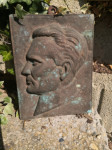 4,3 kg bronast Kip,relief Josip Broz Tito,maršal Tito bron,