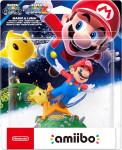 Amiibo Mario & Luma (Super Mario Galaxy 1 & 2) - novo