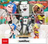 Amiibo Shiver & Big Man & Frye (Splatoon Raiders) - novo