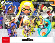 Amiibo Splatoon 3 Octoling & Inkling & Smallfry (Splatoon 3) - novo
