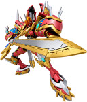 Digimon Frontier KaiserGreymon Figure-rise Standard Amplified plastičn