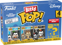Funko Bitty Pop Disney Goofy 4-Pack - novo