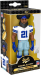 Funko Gold 5 NFL Cowboys Ezekiel Elliott Home Uni - novo