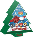 Funko Pocket Pop DC Holiday Tree Holiday Box 4-Pack - novo