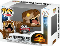 Funko Pop Movies Jurassic World Domination Red Atrociraptor - novo