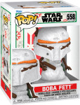 Funko Pop Star Wars Holiday Boba Fett Snowman - novo