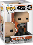 Funko Pop Star Wars The Mandalorian Boba Fett Without Helmet - novo