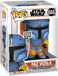 Funko Pop Star Wars The Mandalorian Paz Vizsla - novo