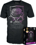 Funko Pop & Tee Marvel Black Panther - novo