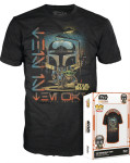 Funko Pop Tee Star Wars Boba Fett - novo