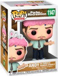 Funko Pop TV Parks & Rec Andy as Princess Rainbow Sparkle - novo