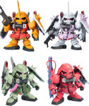 Gundam SEED Destiny ZAKU Series Set BB Senshi plastični model 8cm - no
