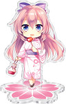 Hatsune Miku Sakura Megurine Luka akrilna figura 10cm - novo