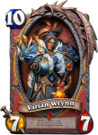 Hearthstone Varian Wrynn zbirateljski kip v okvirju 31cm - novo