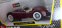 JAGUAR XK 120 ROADSTER(1951) Burago 1:24 nov še v škatli