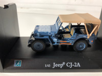 Jeep Willys CJ-2A - 1:43 - Cararama Bauer
