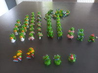 kinder figure , figurice, ferrero, kinder jajčke , žabice , pingvini,