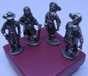 LaZooRo: Štirje mušketirji figurice retro vintage