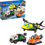 LEGO City Airplane Service Truck & Hovercraft Remix številka 60505 - n