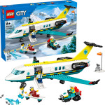 LEGO City Emergency Air Ambulance Airplane številka 60465 - novo
