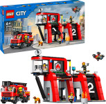 LEGO City Fire Station with Fire Truck številka 60414 - novo