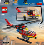 LEGO City Gasilski reševalni helikopter številka 60411 - novo
