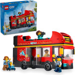 LEGO City Rdeči dvonadstropni turistični avtobus številka 60407 - novo