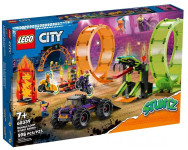 LEGO City Stuntz Kaskaderska arena z dvojnim lupingom številka 60339 -