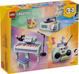 LEGO Creator 3 v 1 Glasbeni dekor klavir z mačko številka 31392 - novo