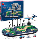 LEGO Družinski potovalni trenutki Zemljevid sveta številka 41838 - nov