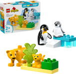 LEGO DUPLO Town Wild Animal Families Penguins & Lions številka 10442 -