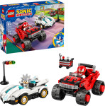 LEGO Sonic Silvers Car vs Knuckles Monster Truck številka 77118 - novo
