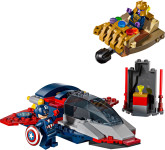LEGO Super Heroes Captain America vs Thanos številka 76319 - novo