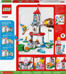 LEGO Super Mario Obleka Cat Peach in zamrznjeni stolp razširitveni kom