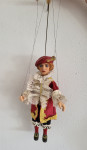 Marioneta - princ, izdelana v praških delavnicah, original