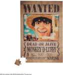 One Piece Wanted Luffy A4 magnetna sestavljanka Cinereplicas - novo