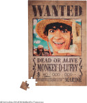 One Piece Wanted Luffy A4 magnetna sestavljanka Cinereplicas - novo