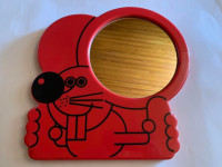 Pejal otrosko plastično ogledalo, vintage