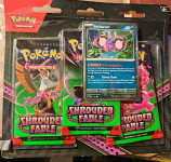 Pokemon karte shrouded fable pecharunt 3x boosters