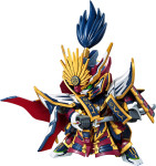 SD Gundam World Heroes Nobunaga Gundam Epyon plastični model - novo