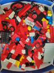 Škatla starejših vintage kock lego