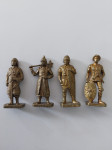 Stara Kinder figurica kovinska - serija vojak Hun  4 komadi