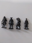 Stara Kinder figurica kovinska - serija vojak samuraj 4 kom