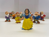 Vintage 1982 zbirateljske figurice - Sneguljčica in 7 palčkov