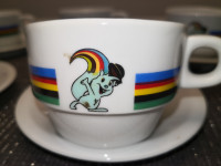 5 kom zagi skodelice za kavo univerzijada 87 Zagrem Jugoslavija