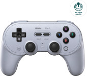 8BitDo Pro 2 brezžični igralni plošček s Hall Effect palicami sive bar