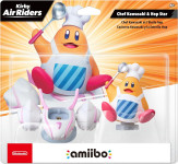 Amiibo Chef Kawasaki & Hop Star Amiibo (Kirby Air Riders) - novo