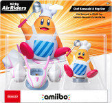 Amiibo Chef Kawasaki & Hop Star Amiibo (Kirby Air Riders) - novo