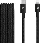 Apple Beats pleten USB-C v Lightning kabel črne barve dolžine 1.5m MDG