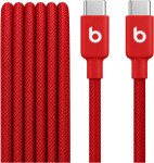 Apple Beats pleten USB-C v USB-C kabel rdeče barve dolžine 1.5m MDGF4Z